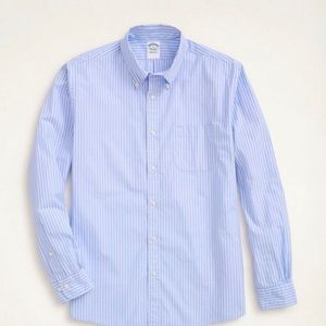 Regent Regular-Fit Original Broadcloth Sport Shirt, Bengal Stripe